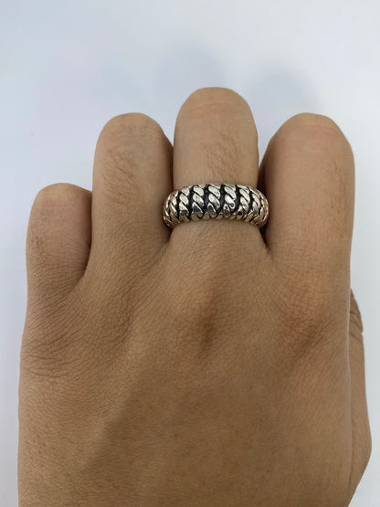 Anillo de Plata Eslabones Macizos — Taxco 925 — foto 5