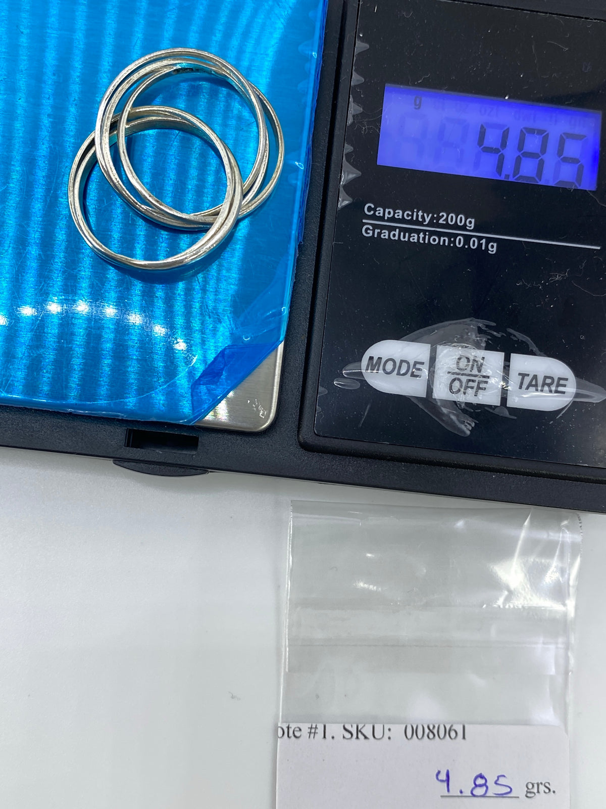 Anillo de Plata 925 con 5 Bandas — Taxco Unisex — foto 6