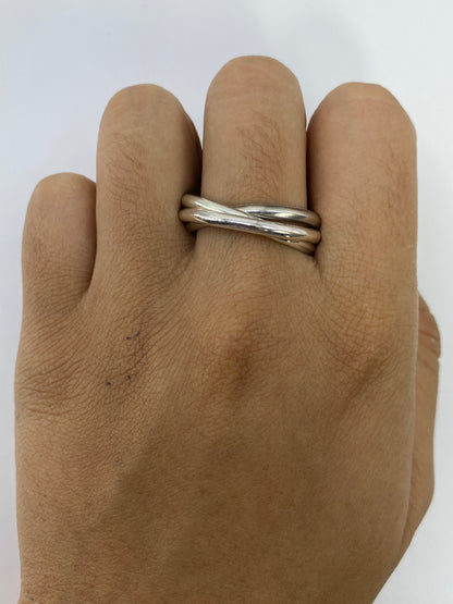 Anillo de Plata 3 Bandas Entrelazadas — Taxco 925 — foto 5