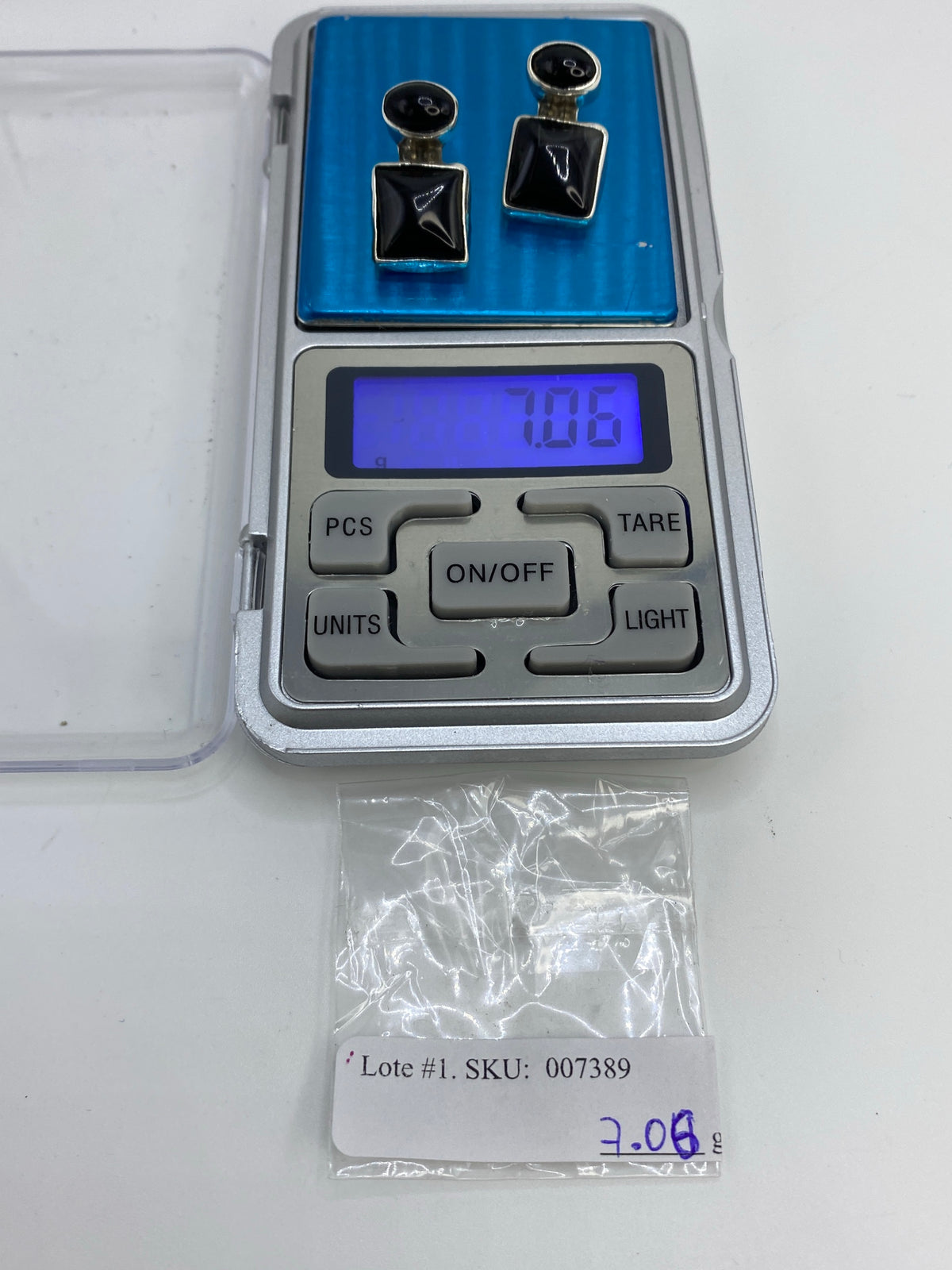 Aretes de Plata Onix Negro — Taxco 925 — foto 6