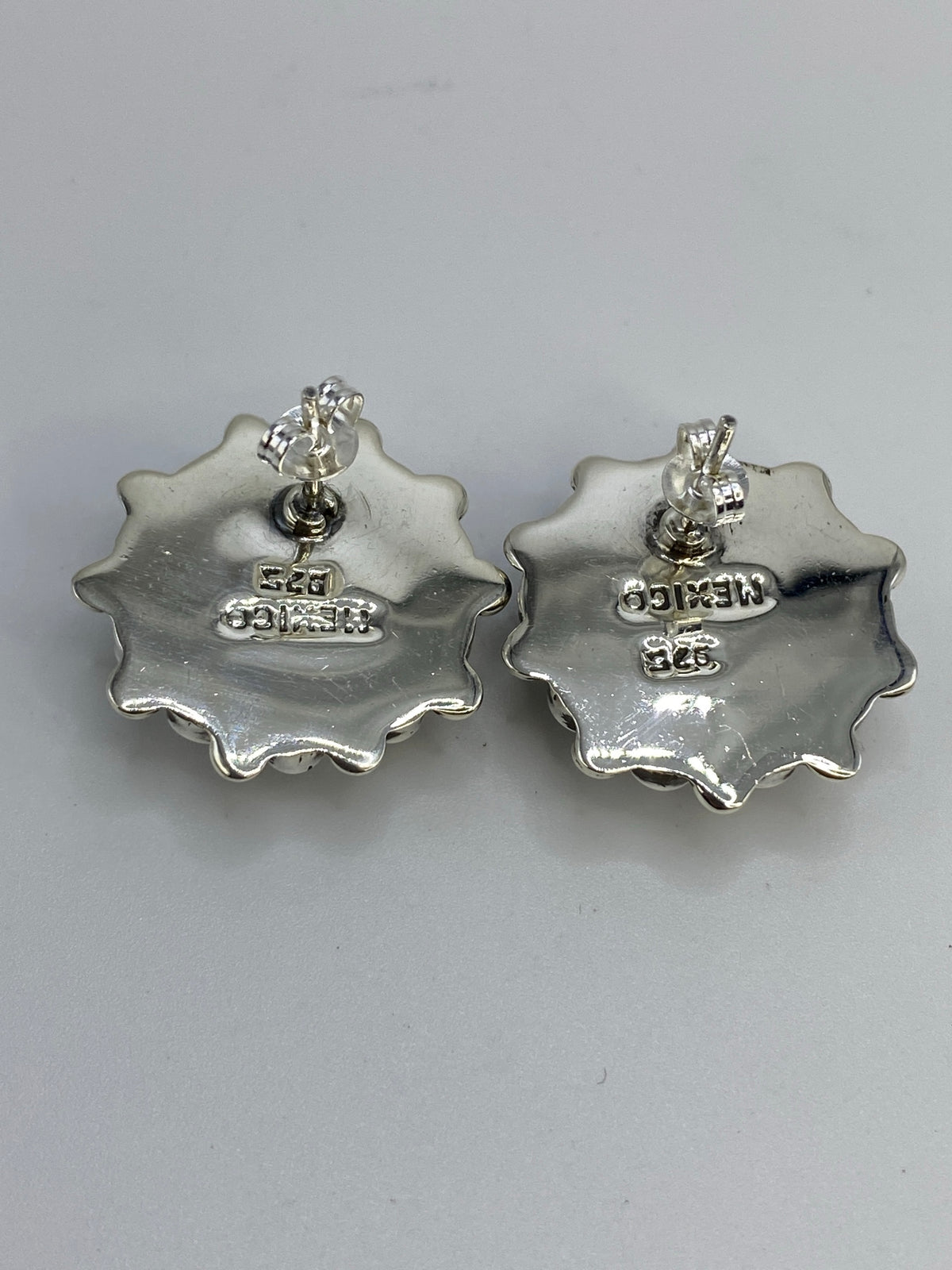 Aretes de Plata con Concha de Abulón — Taxco 925 — foto 5