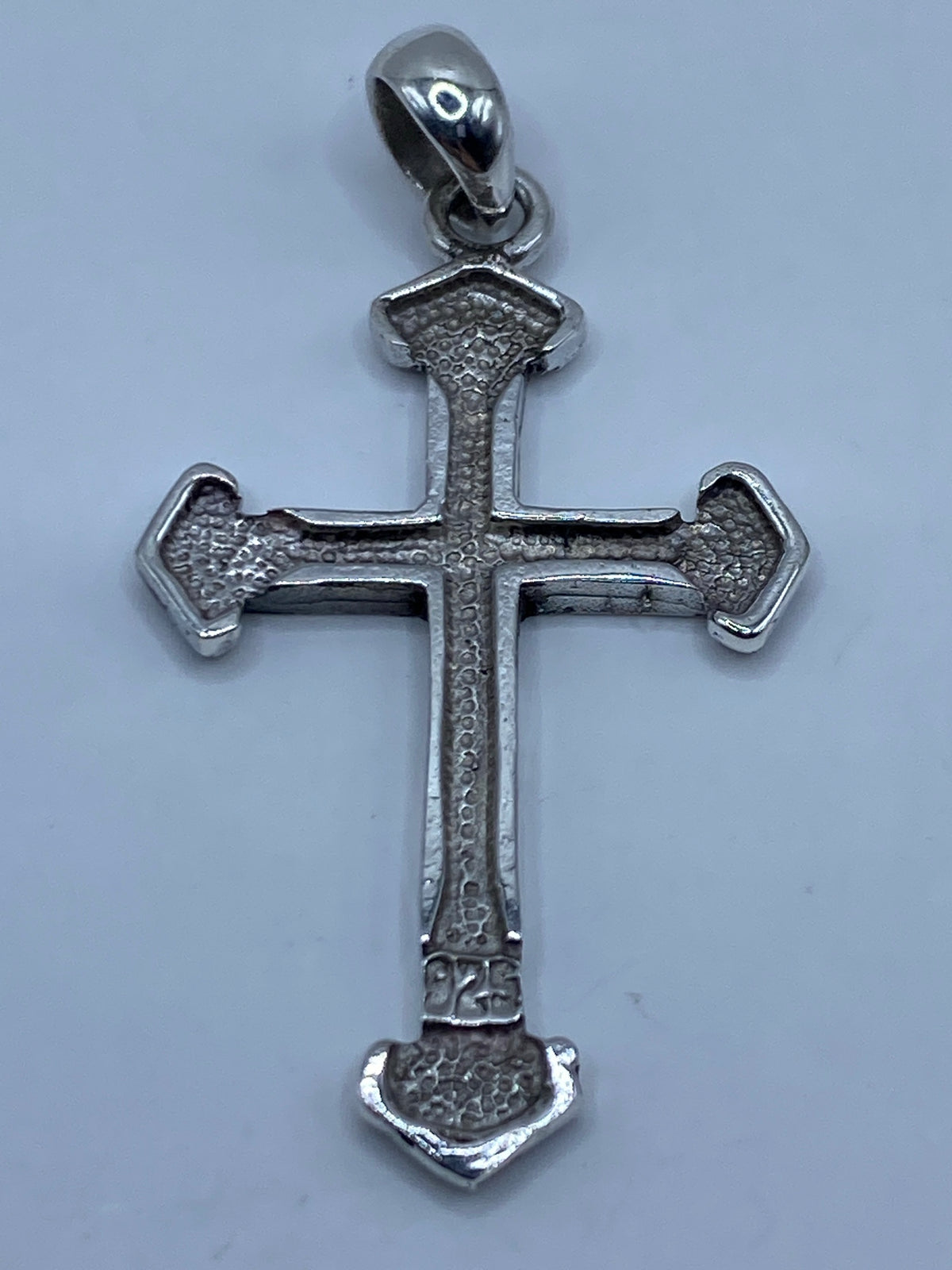Dije Cruz de Plata con Ópalo de Fuego — Taxco 925 — foto 5