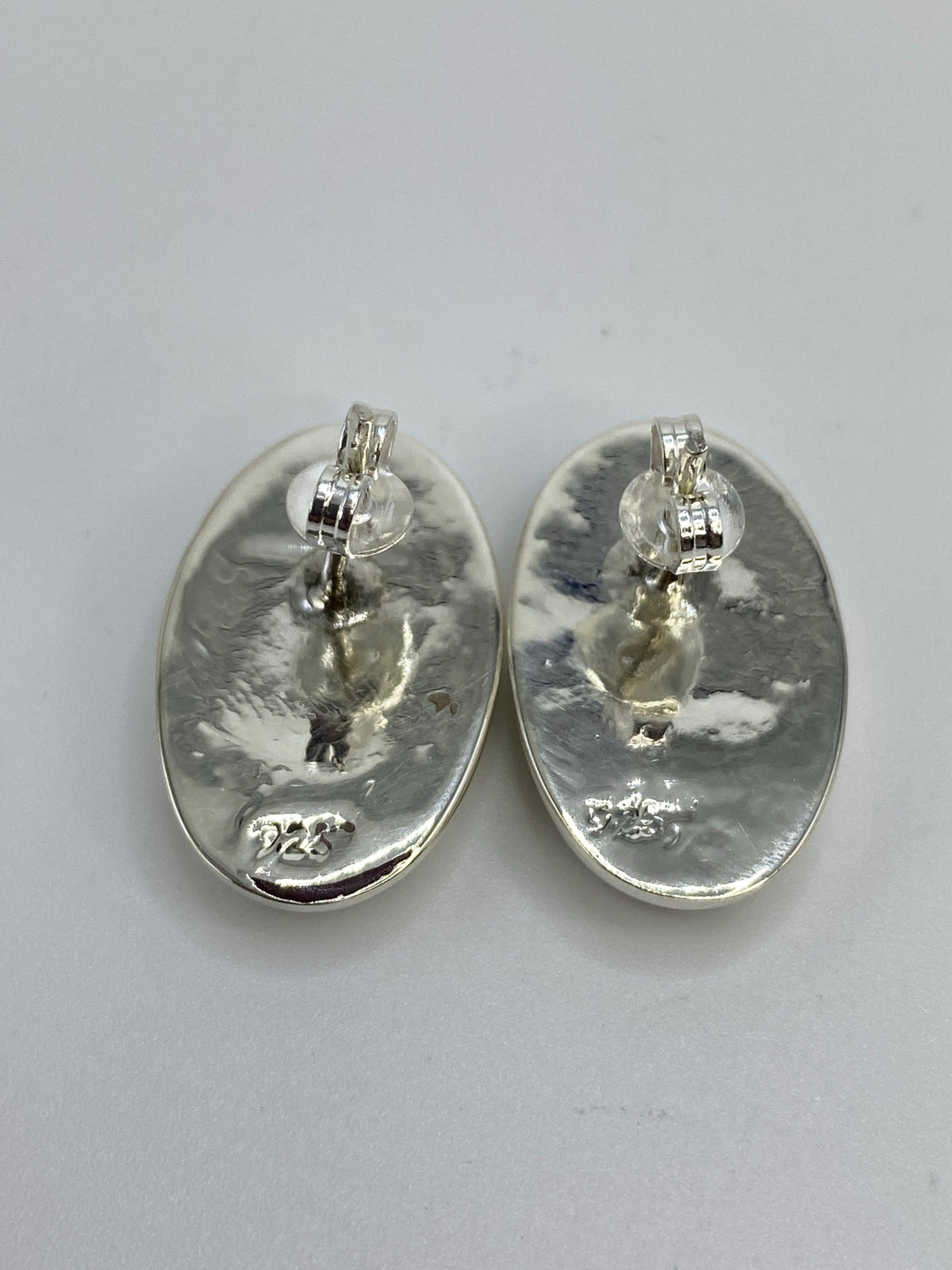 Aretes de Plata 925 con Ópalo de Fuego Rosa — Taxco — foto 5