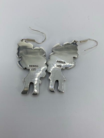 Aretes Turquesa Azul Cielo Plata 925 — Taxco — foto 6