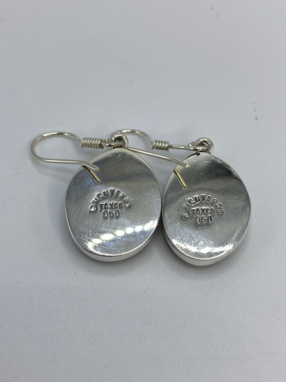 Aretes de Plata Ojo de Tigre — Taxco 950 — foto 5