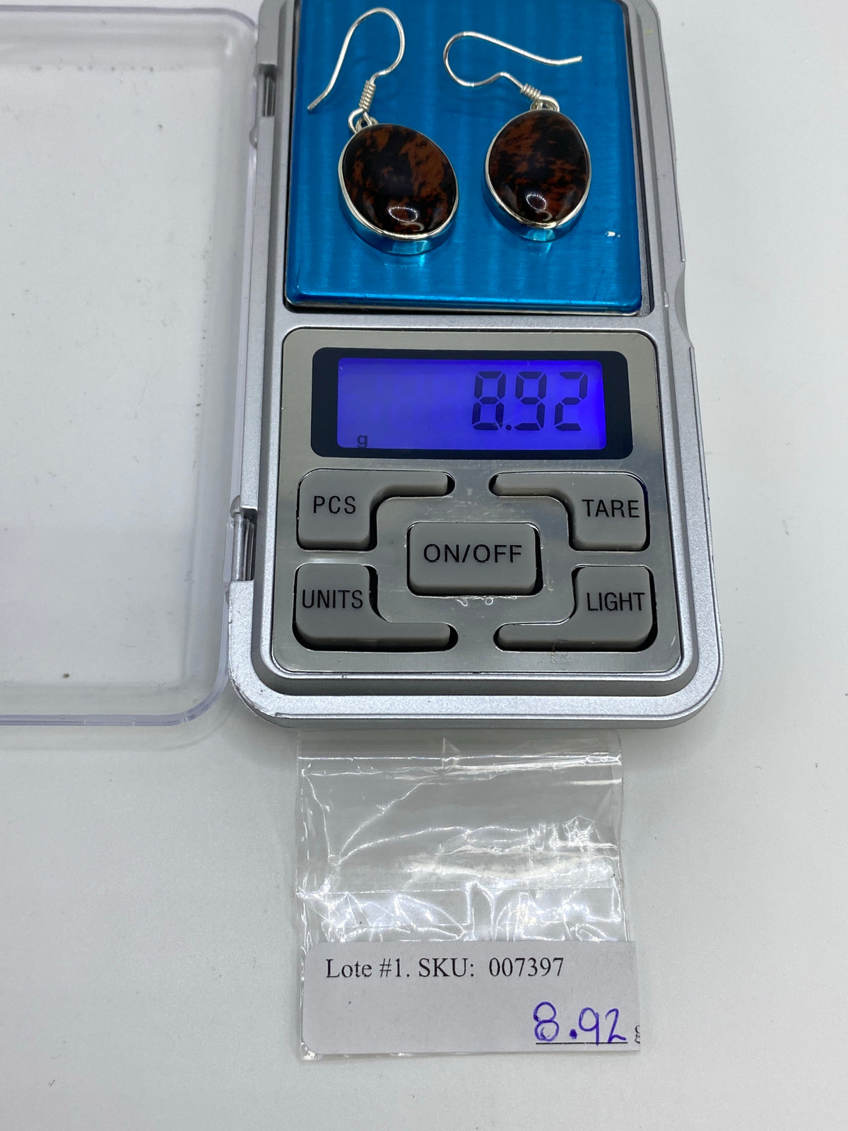 Aretes de Plata Ojo de Tigre — Taxco 950 — foto 6