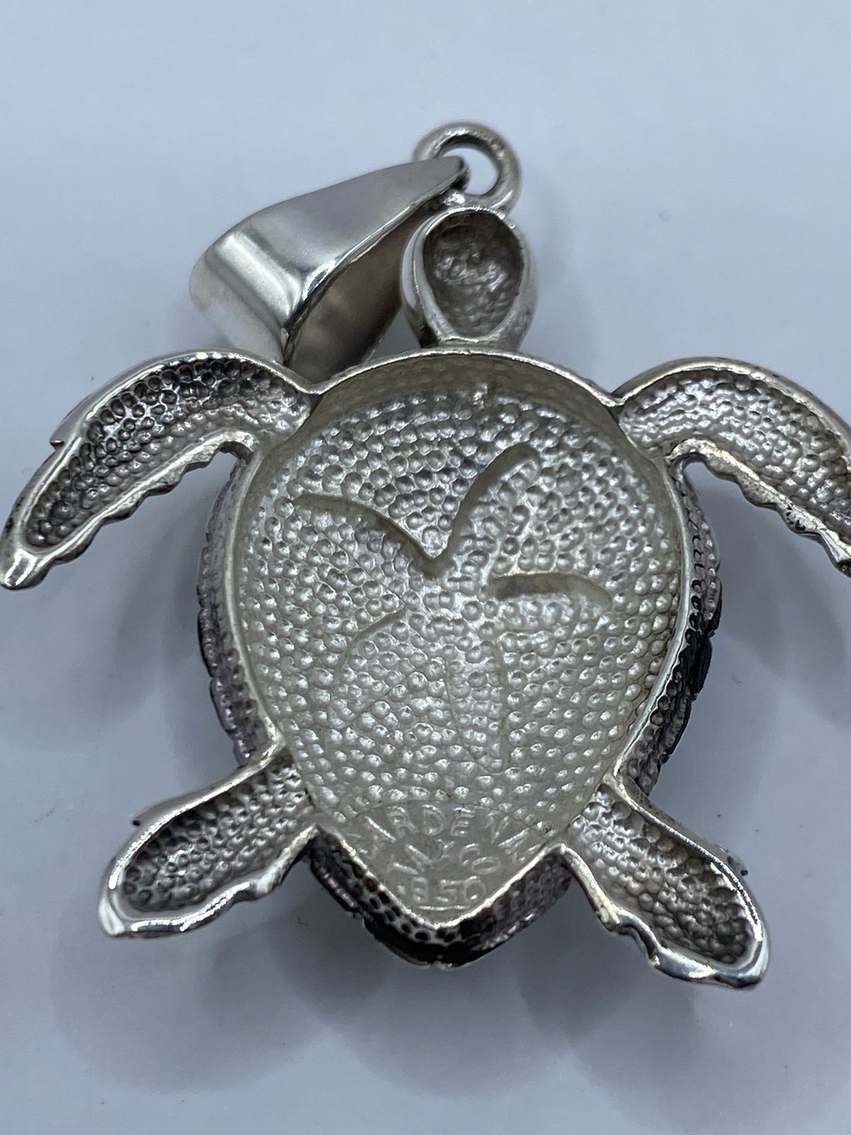 Dije Tortuga Marina Plata 950 Ópalo Verde — foto 5
