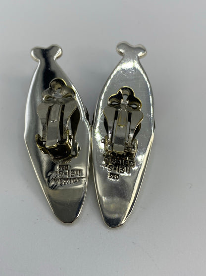 Aretes de Plata Coral Rojo — Taxco 950 — foto 5