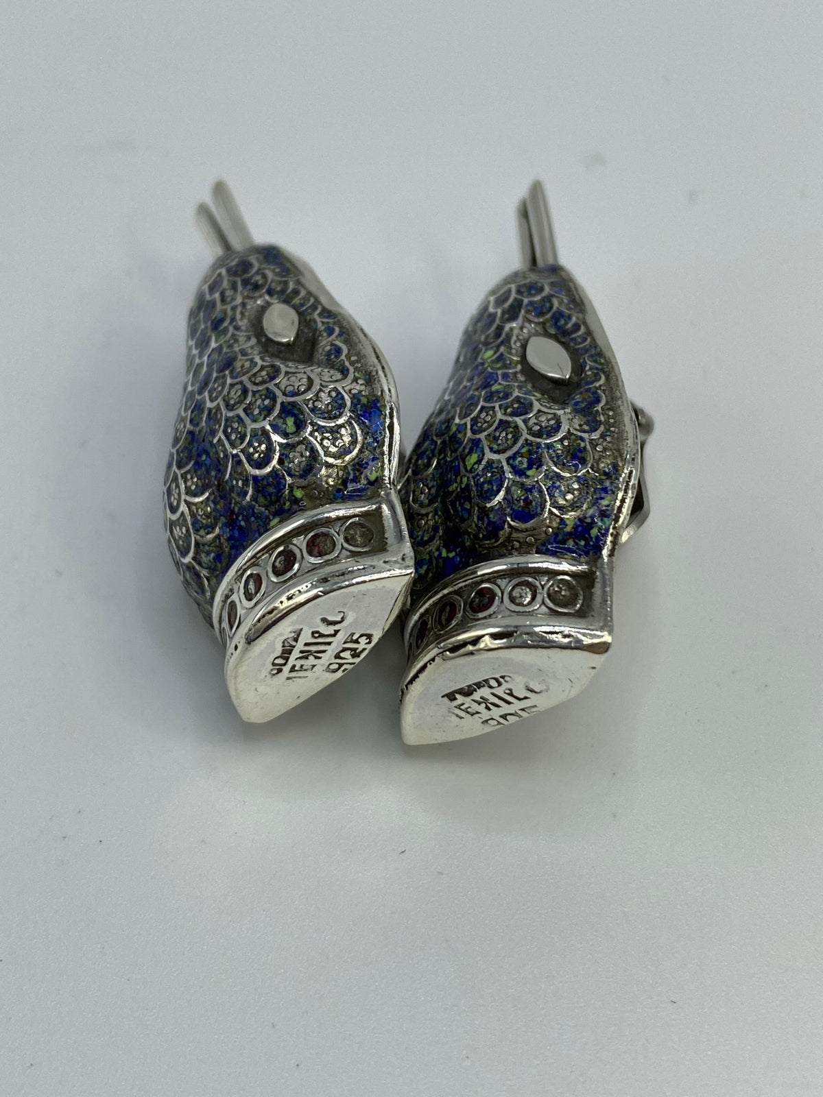 Aretes de Plata Lapislázuli Azul — Taxco 925 — foto 5