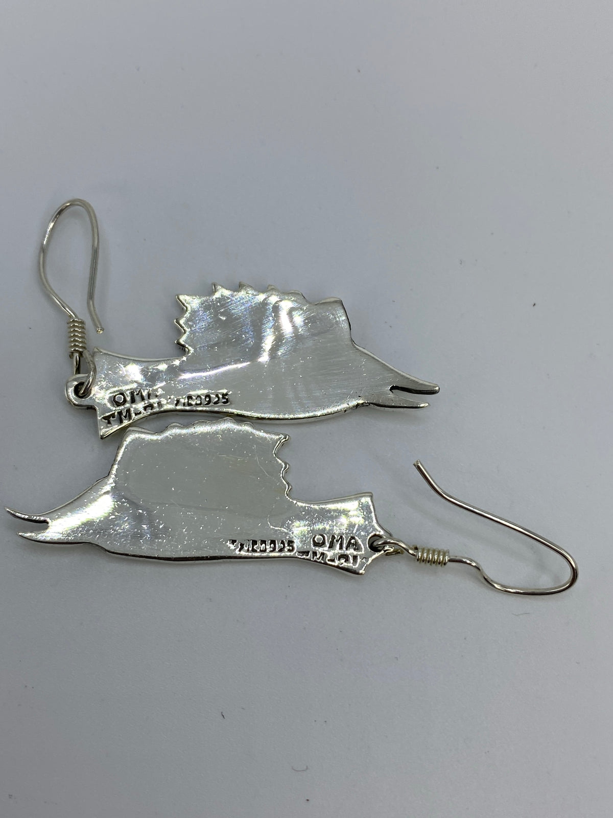 Aretes de Plata Ópalo de Fuego Verde — Alas de Taxco — foto 5
