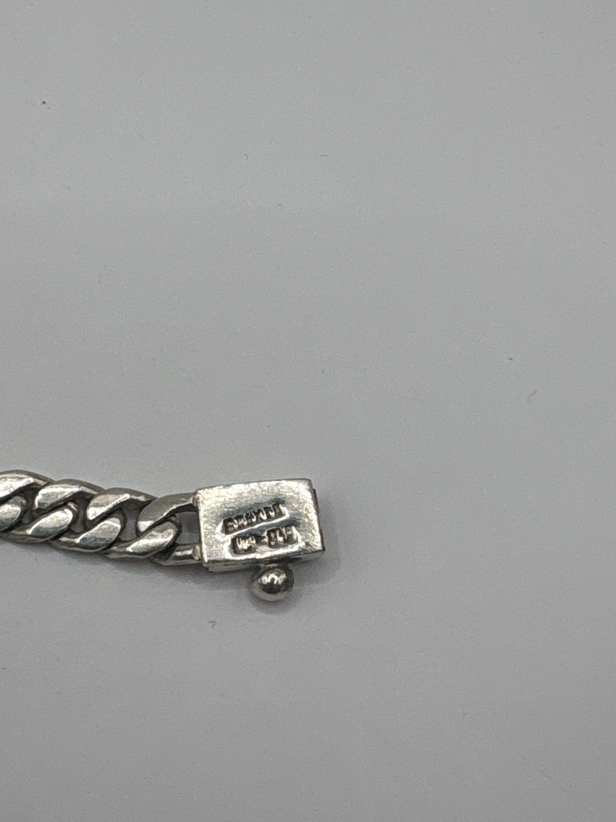 Pulsera eslabones cubanos plata .925 Taxco — foto 5