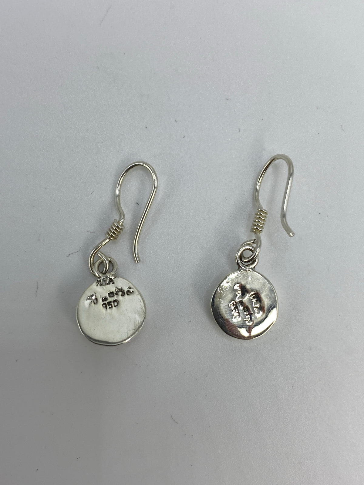 Aretes Ópalo de Fuego Naranja Plata 950 — Taxco — foto 5