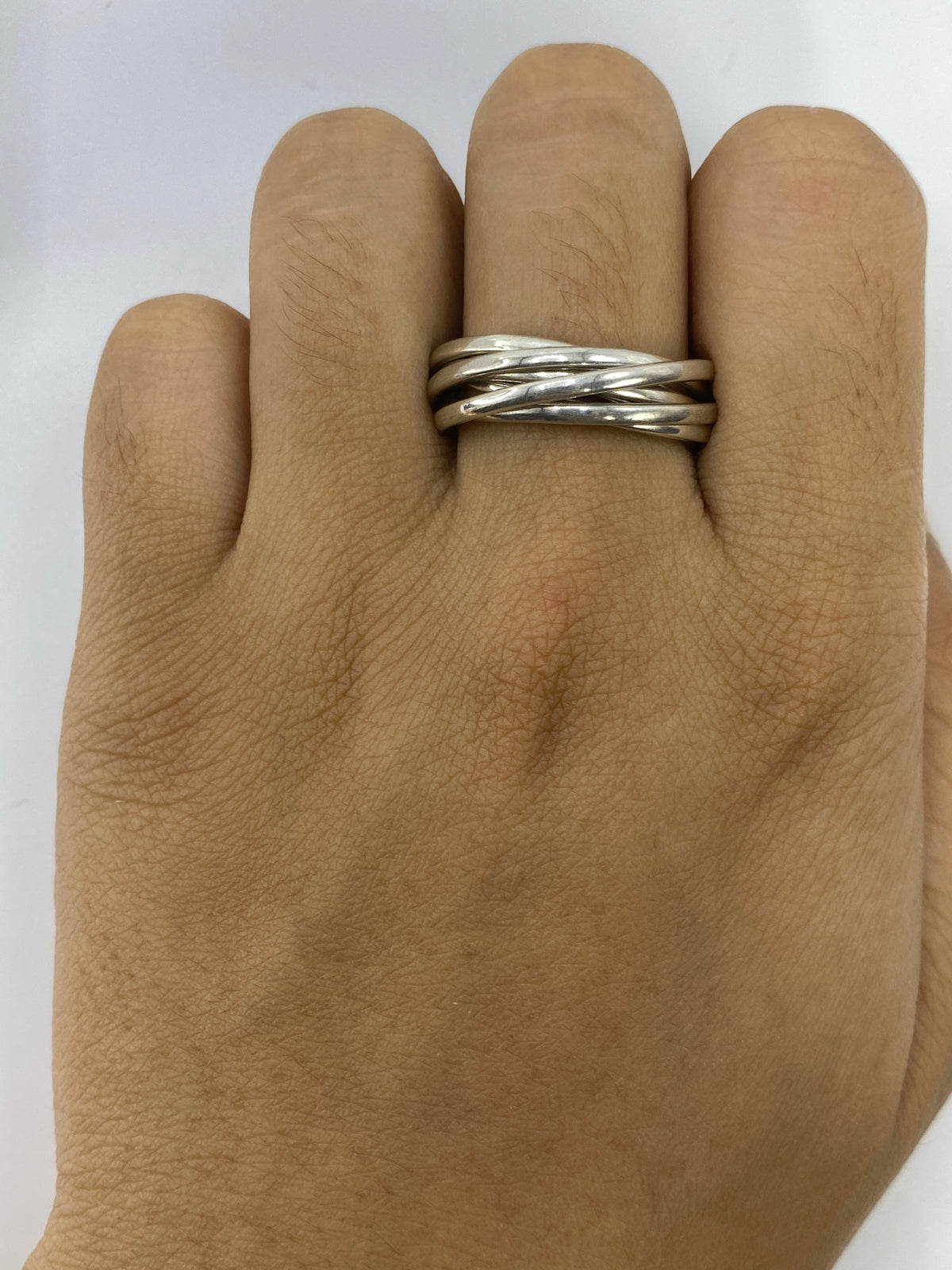Anillo de Plata Semanario Entrelazado — Taxco 925 — foto 5