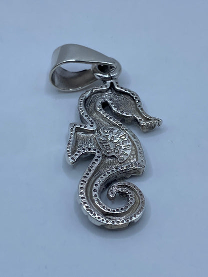 Dije Caballito de Mar Plata 950 con Ópalo Azul — foto 5