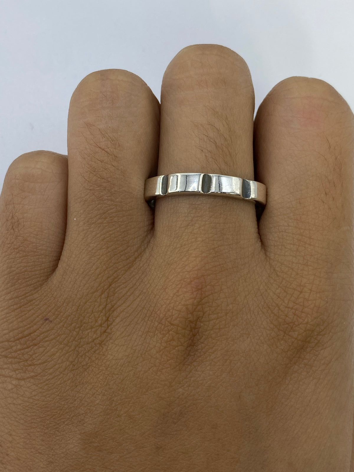 Anillo de Plata Eslabones Geométricos — Taxco 925 — foto 5