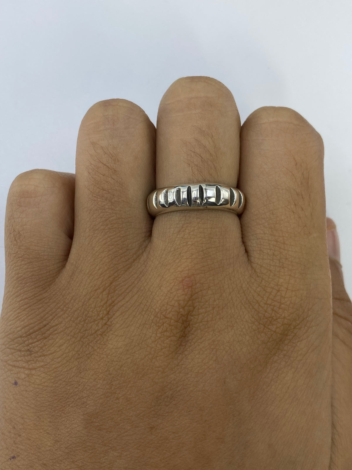 Anillo de Plata 925 Líneas Geométricas — Taxco — foto 5