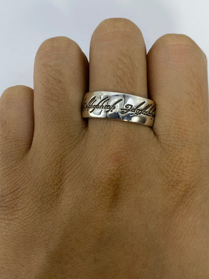 Anillo de Plata 925 con Grabado en Relieve — Taxco — foto 5