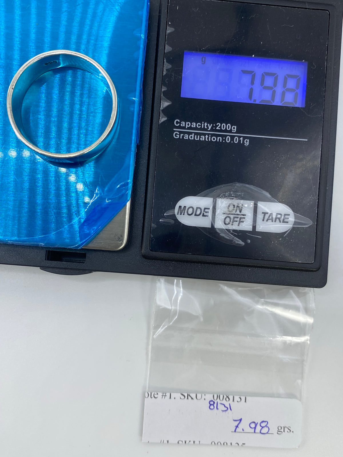 Anillo de Plata Macizo con Escritura Estilizada — Taxco 925 — foto 6