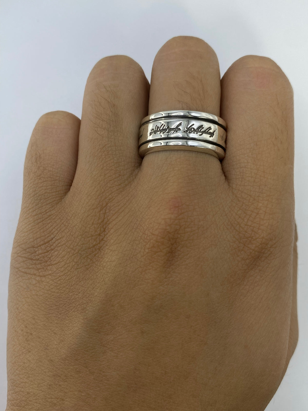Anillo de Plata con Inscripción Grabada — Taxco 925 — foto 5