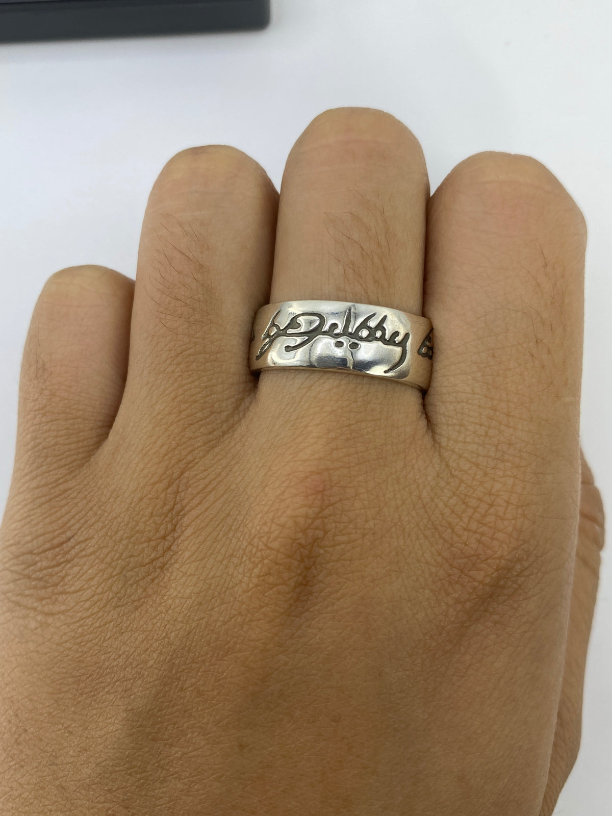 Anillo Sello Símbolos de Plata 925 — Taxco Unisex — foto 5