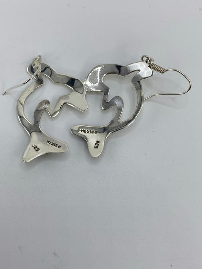 Aretes de Plata con Concha de Abulón — Taxco 925 — foto 5