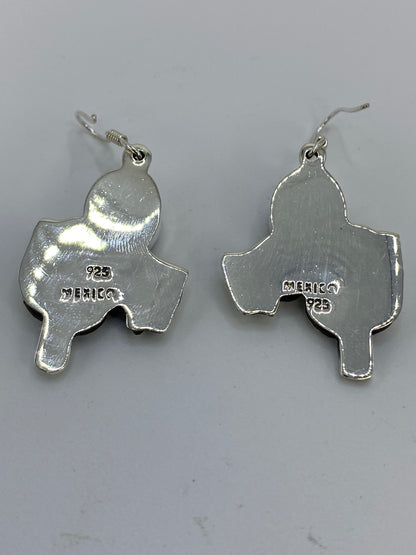Aretes de Plata Cactus con Turquesa — Taxco 925 — foto 5