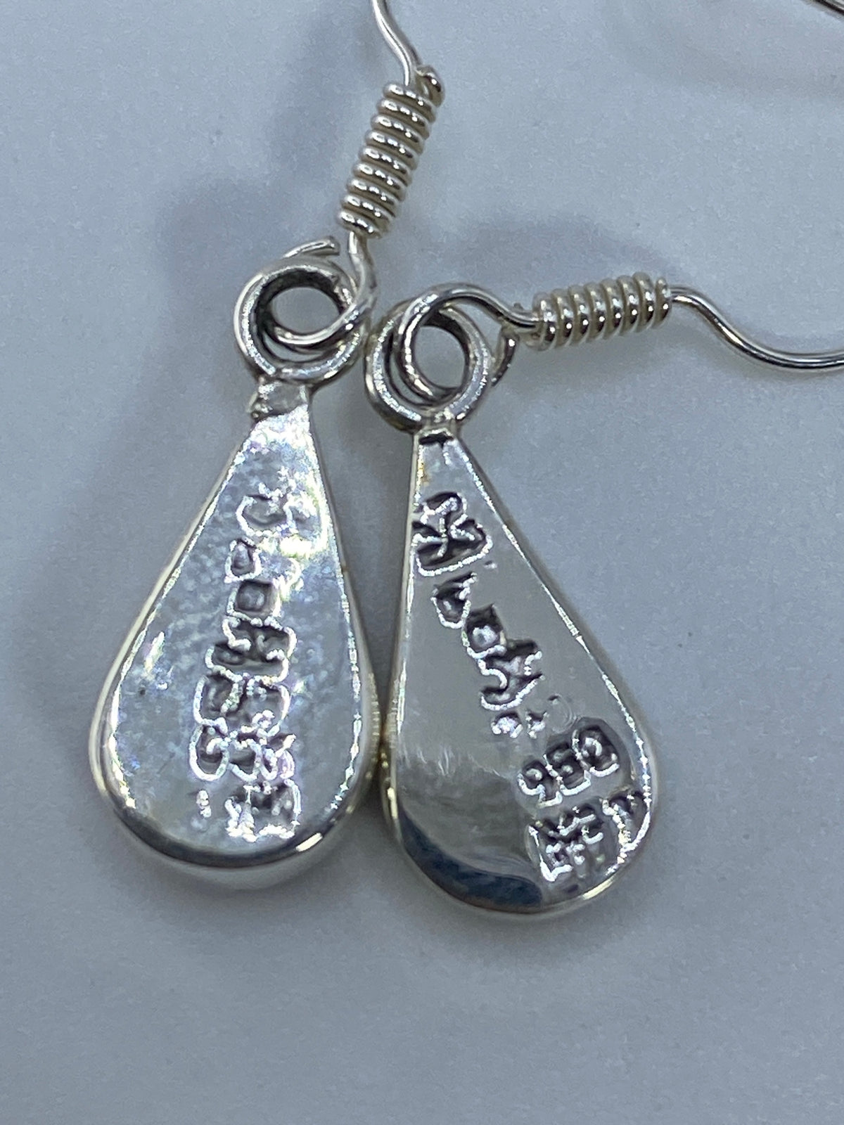 Aretes de Plata Ópalo de Fuego Rosa — Taxco 950 — foto 5