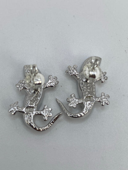 Aretes de Plata Ópalo de Fuego Verde — Taxco 925 — foto 5