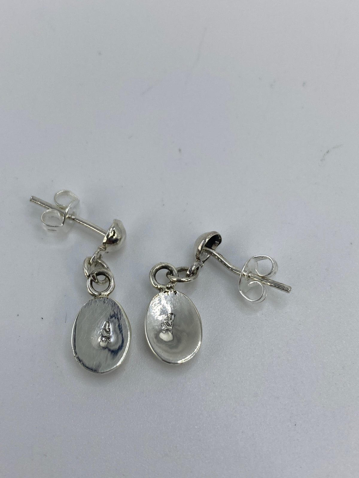 Aretes de Plata con Ópalo de Fuego Naranja — Taxco 925 — foto 5