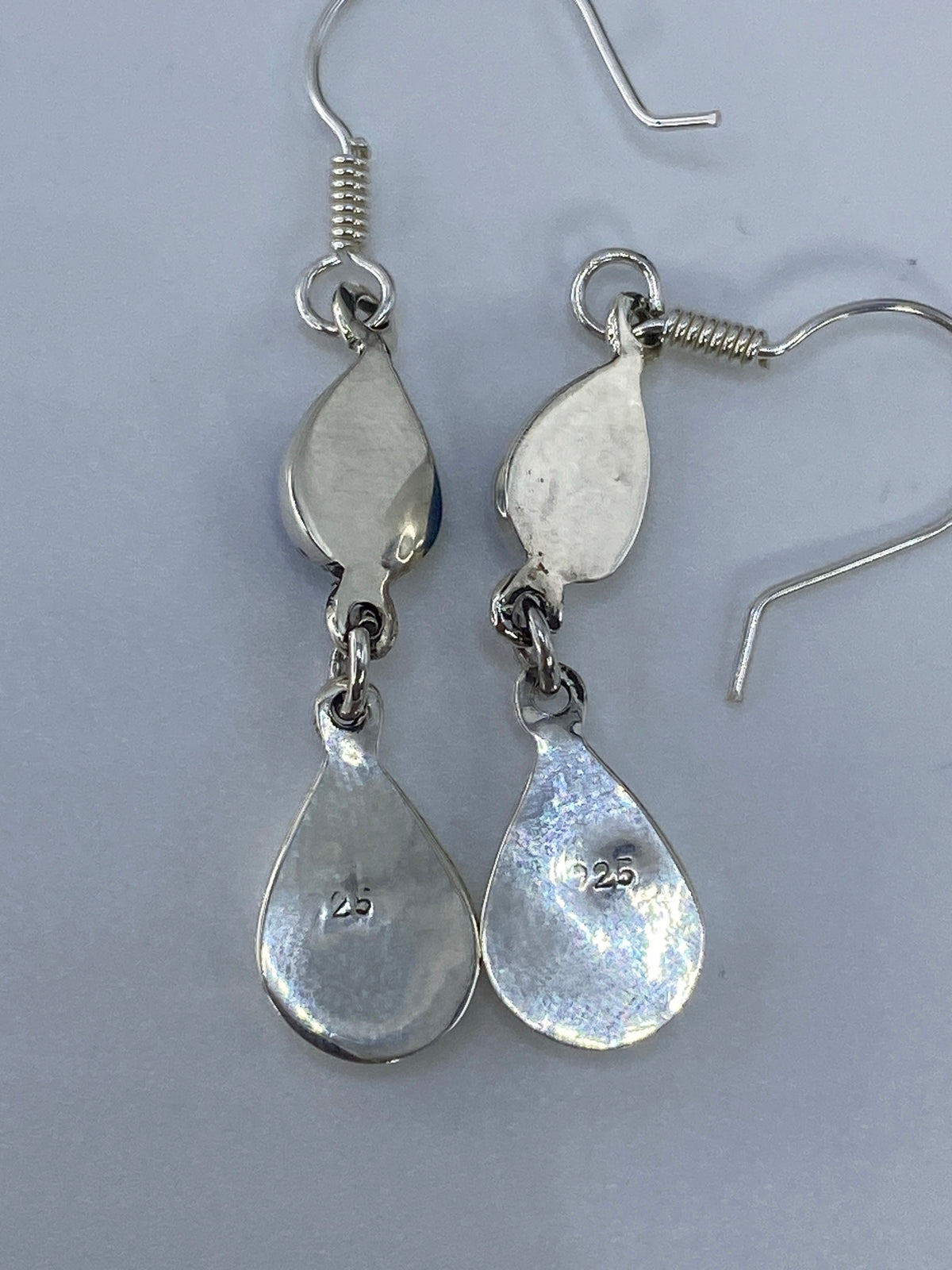 Aretes de Plata con Ópalo de Fuego Verde — Taxco 925 — foto 5