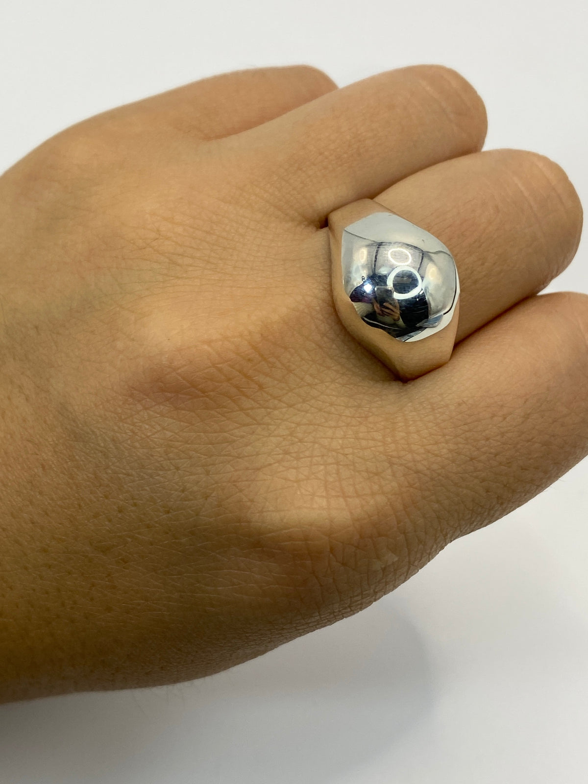 Anillo de Plata 925 Solitario Pulido — Taxco — foto 6