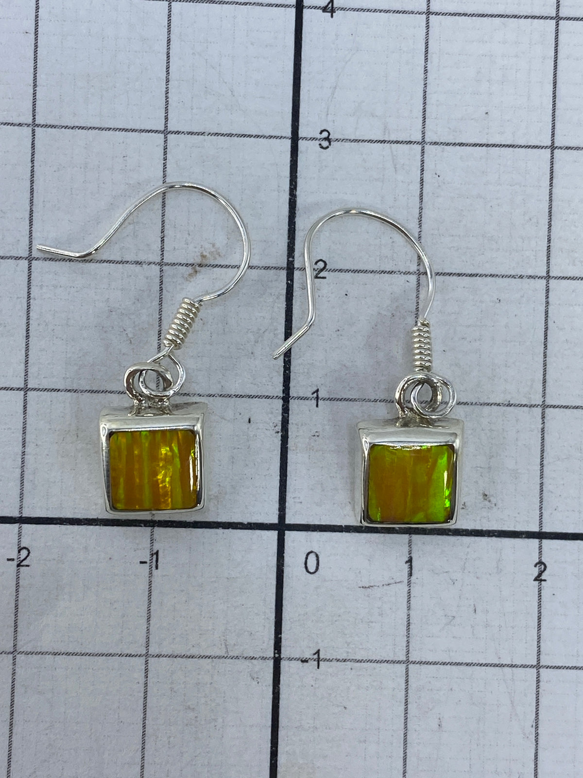Marca del Quinto 925 en los aretes de plata Taxco