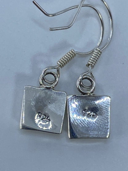 Aretes de Plata con Ópalo de Fuego — Taxco 925 — foto 5