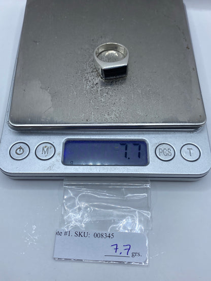 Anillo de Plata con Ónix Negro — Taxco 925 — foto 7