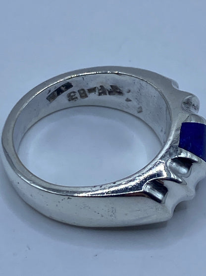 Anillo de Plata con Lapislázuli Azul — Taxco 925 — foto 5