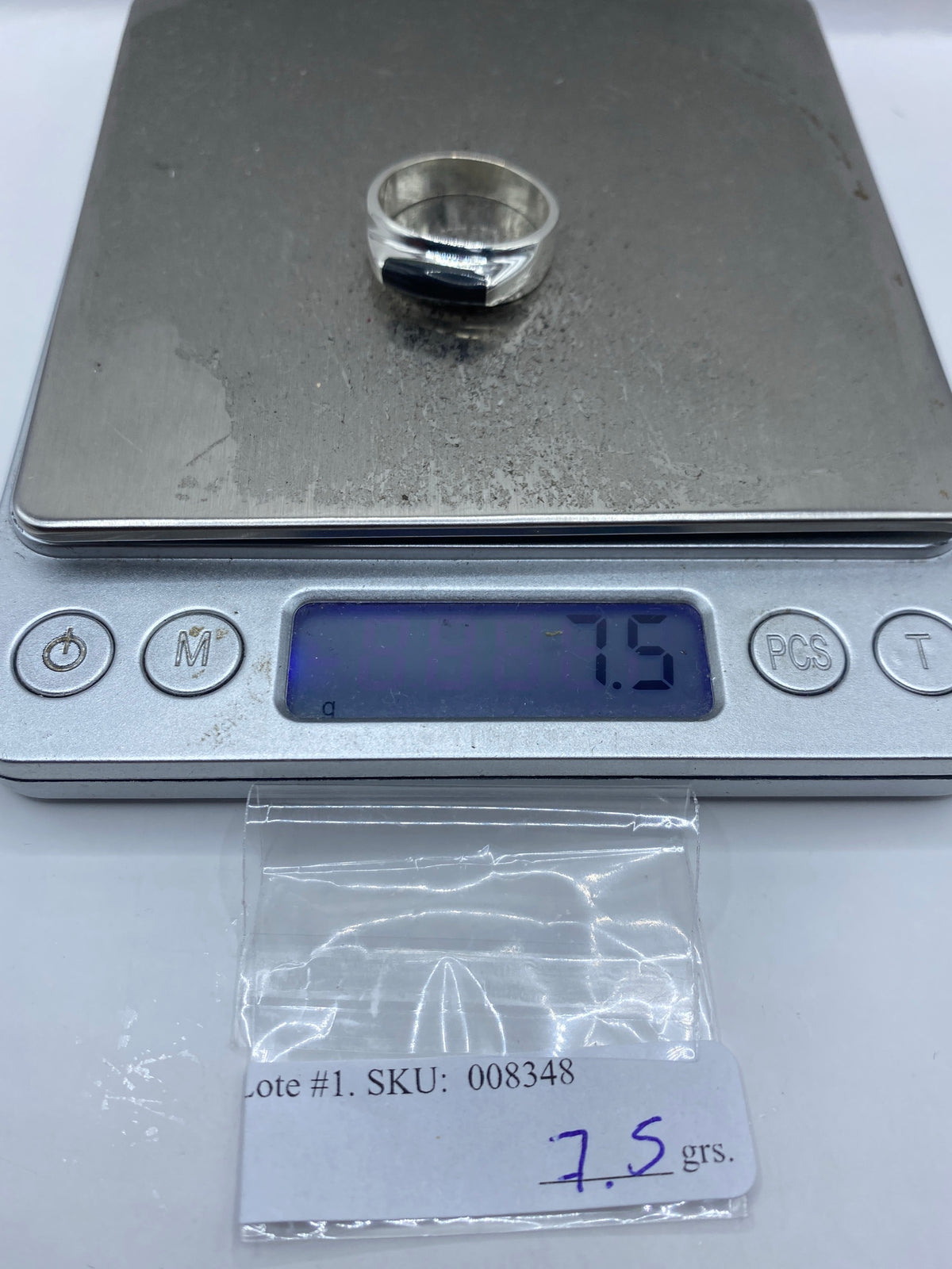Anillo de Plata 925 con Ónix Negro — Taxco — foto 7