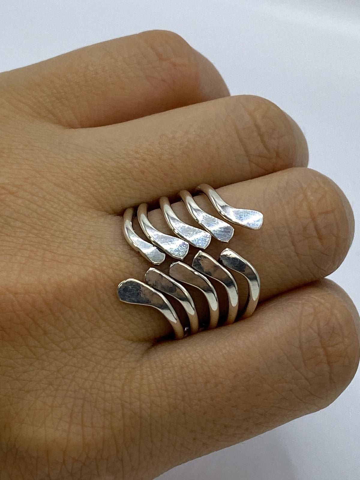 Anillo de Plata Calado Geométrico — Taxco 925 — foto 6