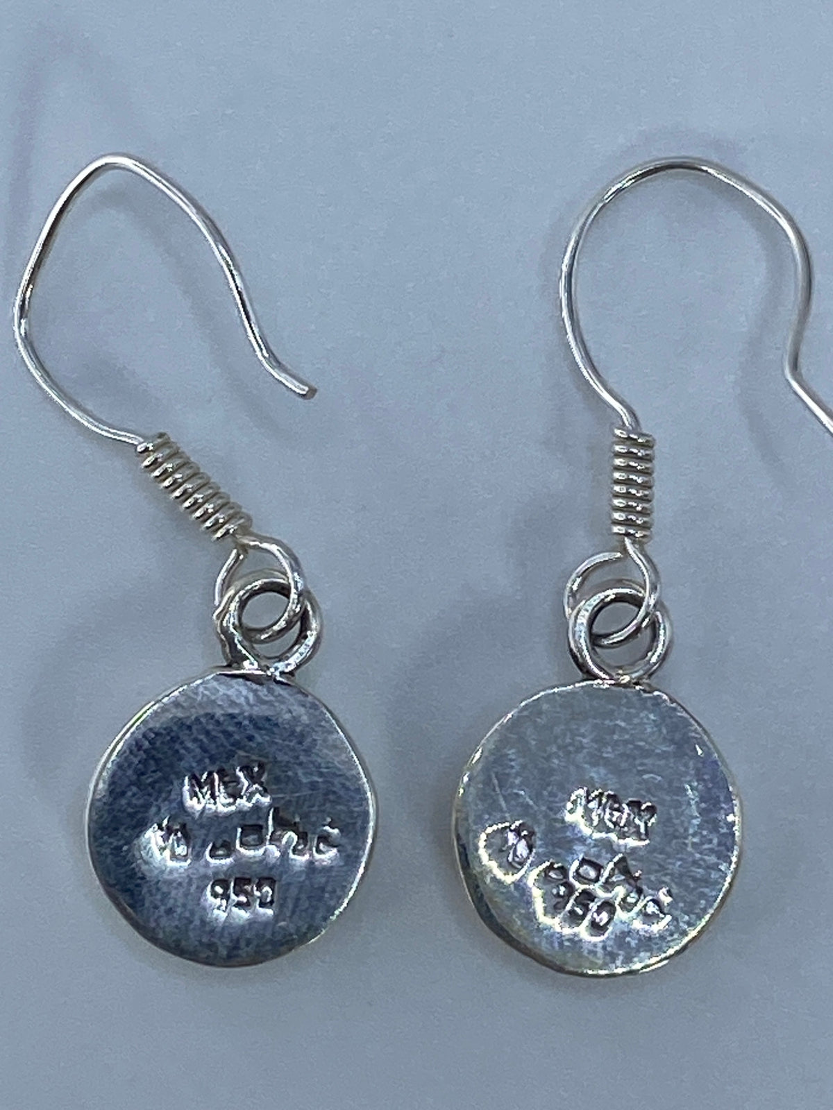 Aretes de Plata con Ópalo de Fuego Verde — Taxco 950 — foto 5