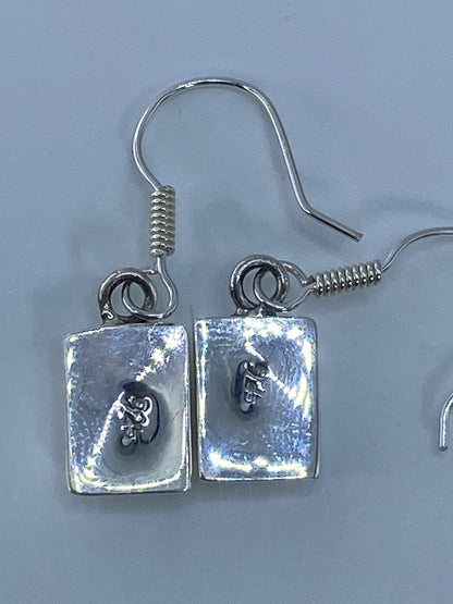 Aretes Plata Ópalo de Fuego Verde — Taxco 925 — foto 5