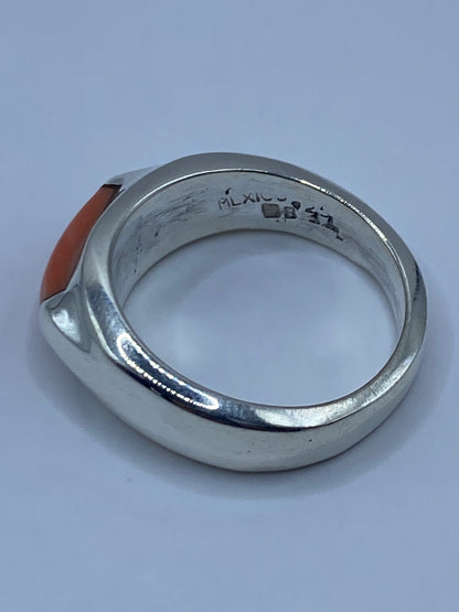 Anillo de Plata 925 con Coral — Taxco — foto 5