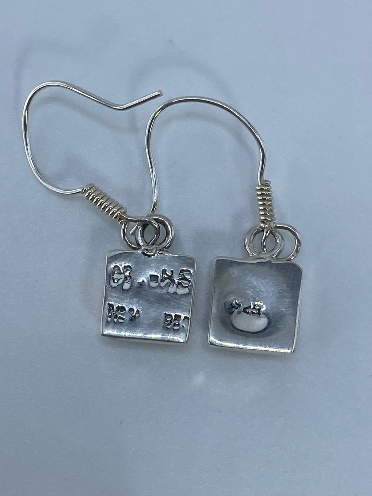 Aretes de Plata con Ópalo de Fuego Verde — Taxco 925 — foto 5