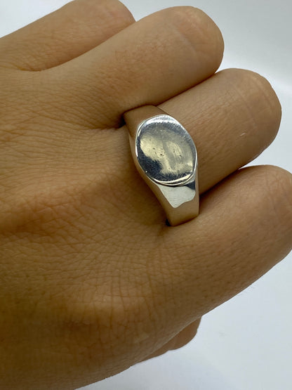 Anillo de Plata Sello Liso — Taxco 925 — foto 6