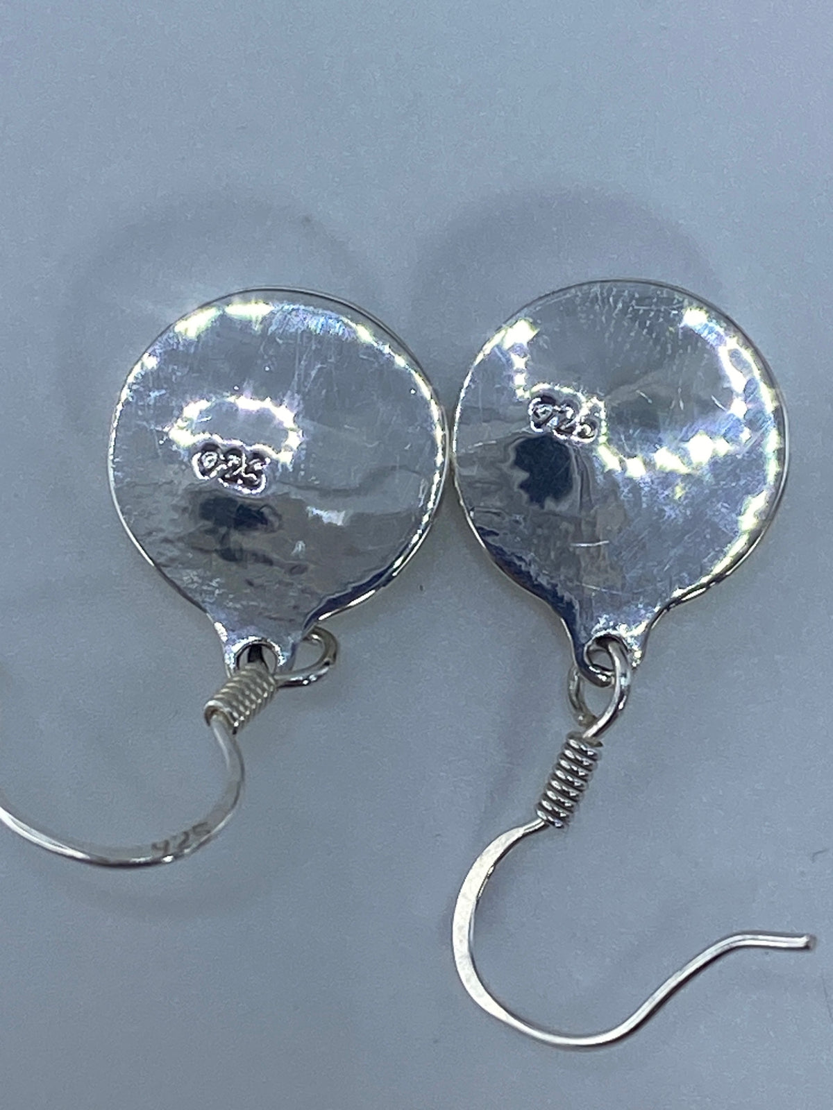 Aretes de Plata con Ópalo de Fuego Multicolor — Taxco 925 — foto 5