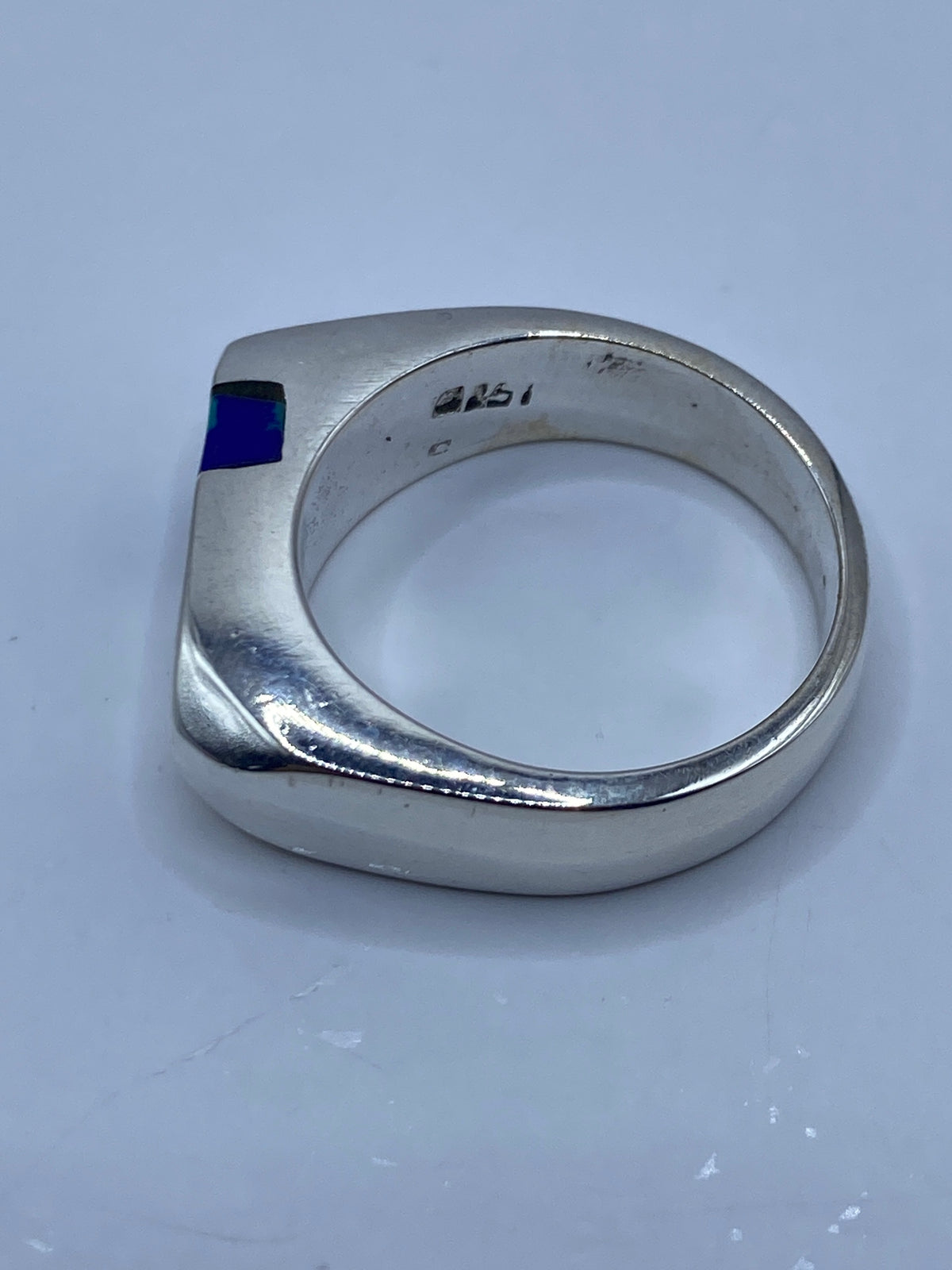 Anillo de Plata 925 con Piedra Azul — Taxco — foto 5