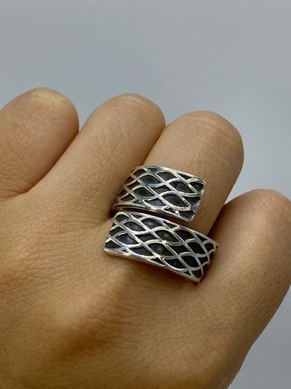 Anillo de Plata Repujado Texturizado — Taxco 925 — foto 6