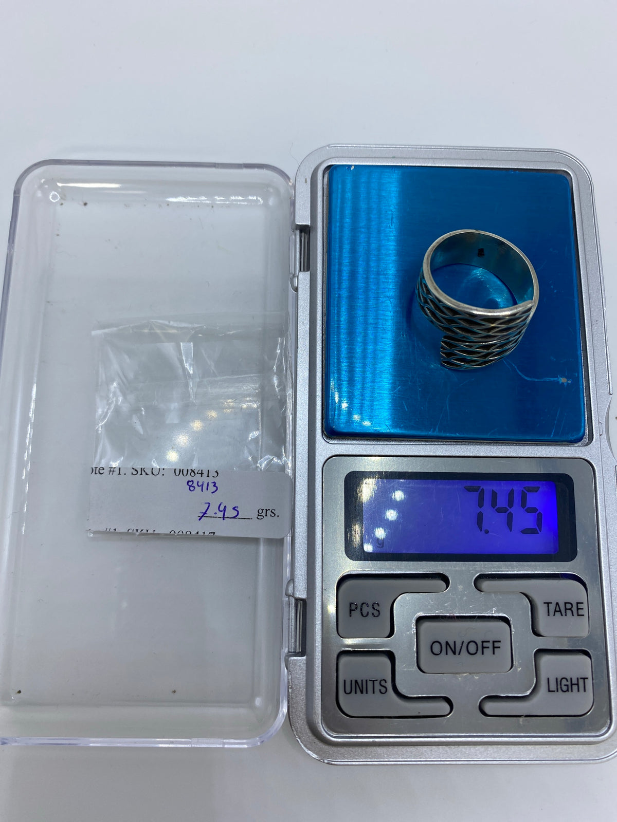 Anillo de Plata Repujado Texturizado — Taxco 925 — foto 7