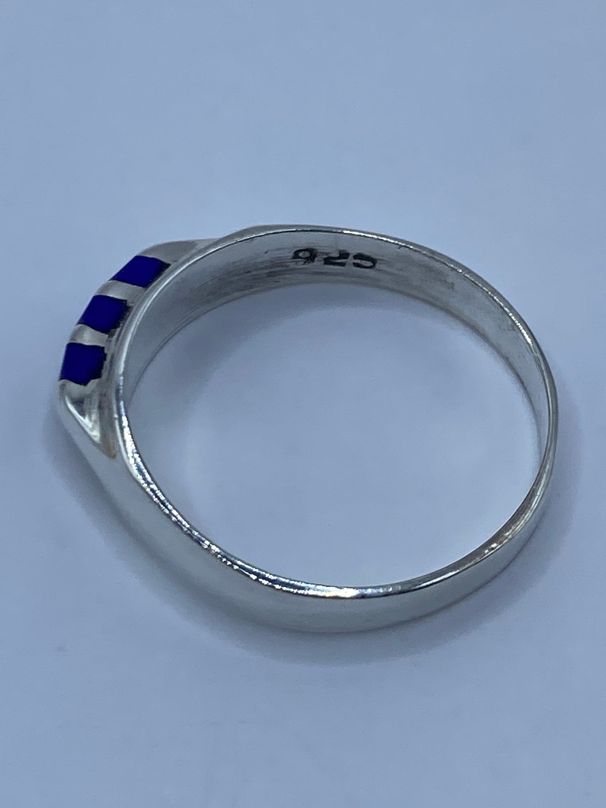 Anillo de Plata con Lapislázuli Azul — Taxco 925 — foto 5