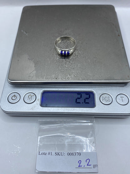 Anillo de Plata con Lapislázuli Azul — Taxco 925 — foto 6