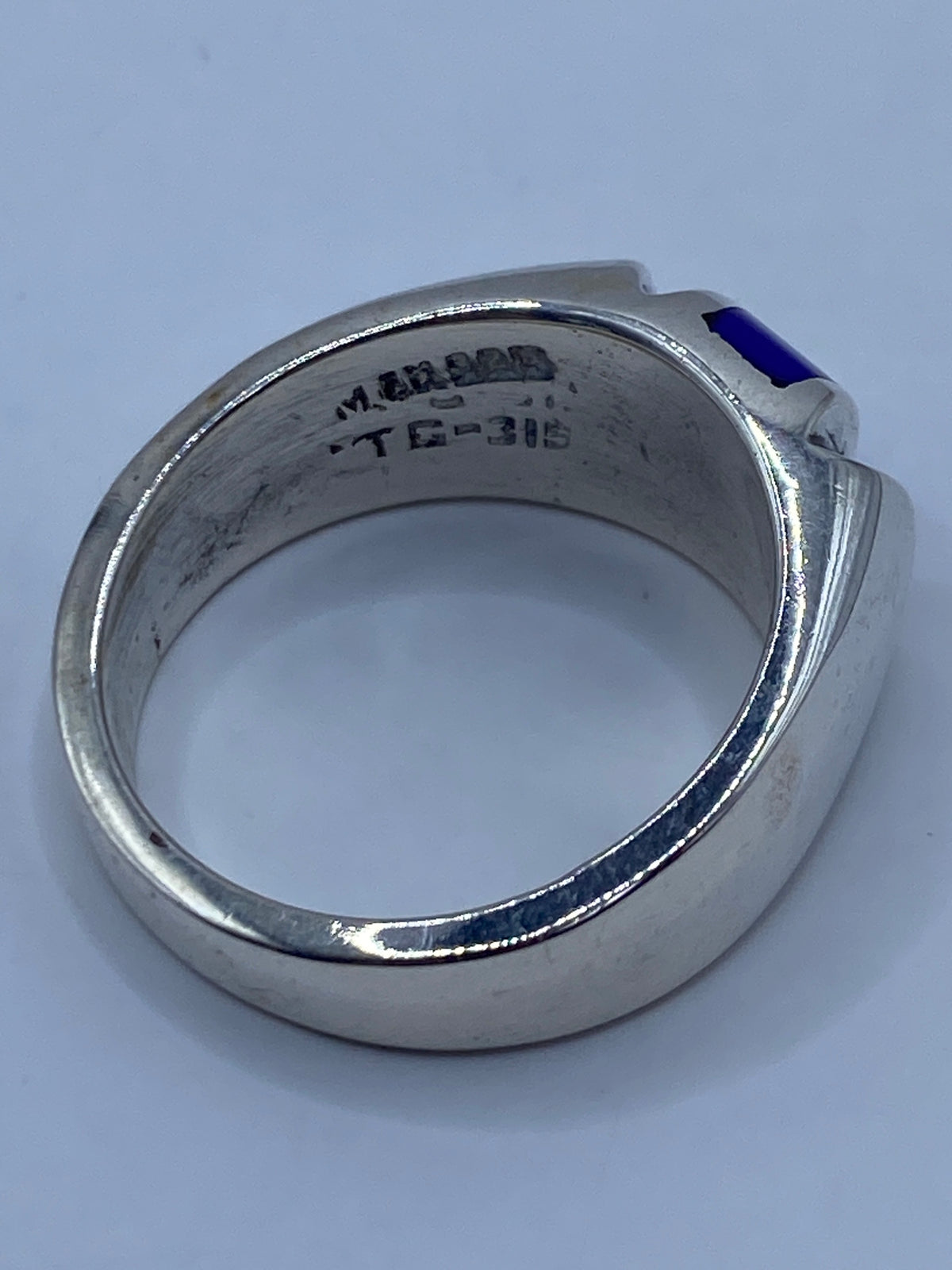 Anillo de Plata con Lapislázuli Azul — Taxco 925 — foto 5