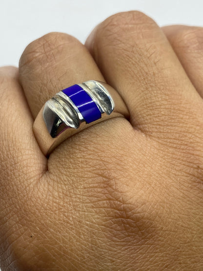 Anillo de Plata con Lapislázuli Azul — Taxco 925 — foto 6